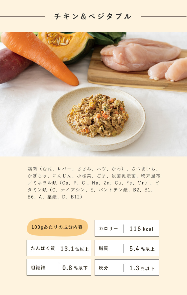 ココグルメは、大人気の3種類のこだわりメニューを用意しています