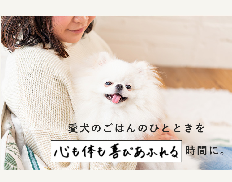愛犬のごはんのひとときを心も体も喜びあふれる時間に